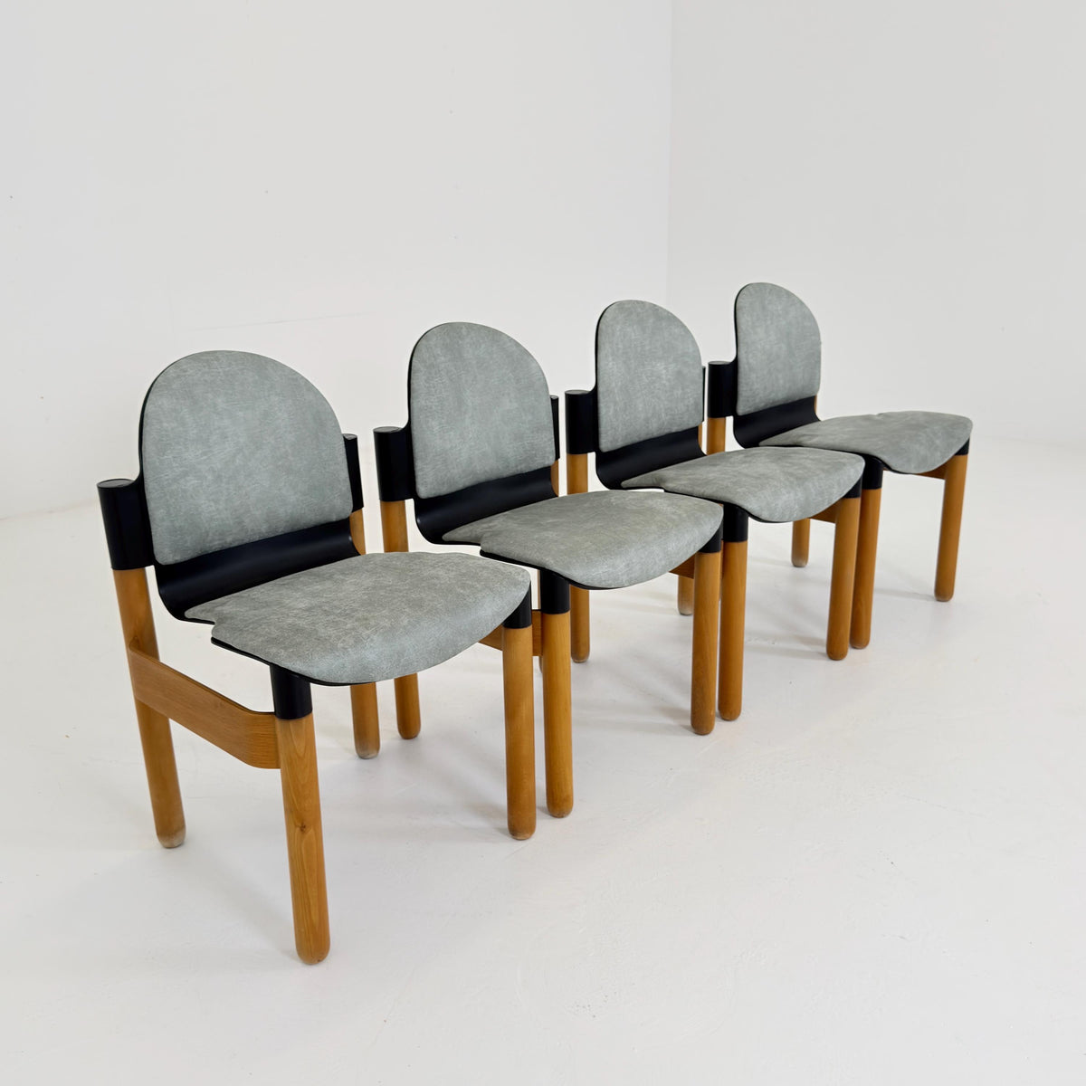 Set of 4 Mid-Century Flex Chairs by Gerd Lange for Thonet, 1970s, West Germany