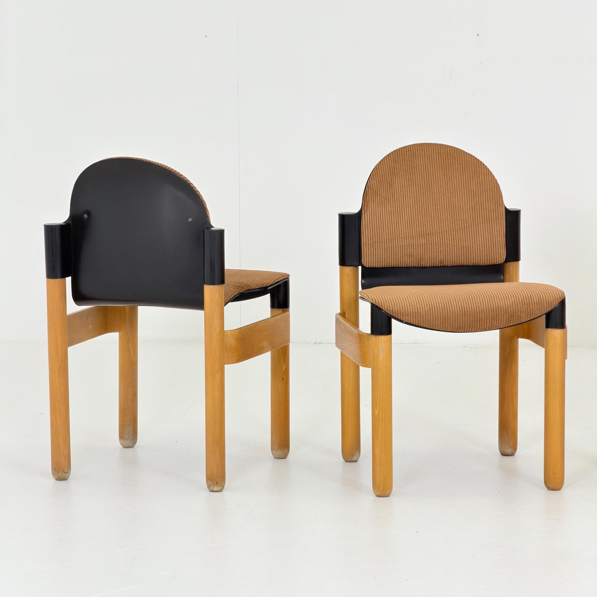 Set of 4 Mid-Century Flex Chairs by Gerd Lange for Thonet, 1970s, West Germany