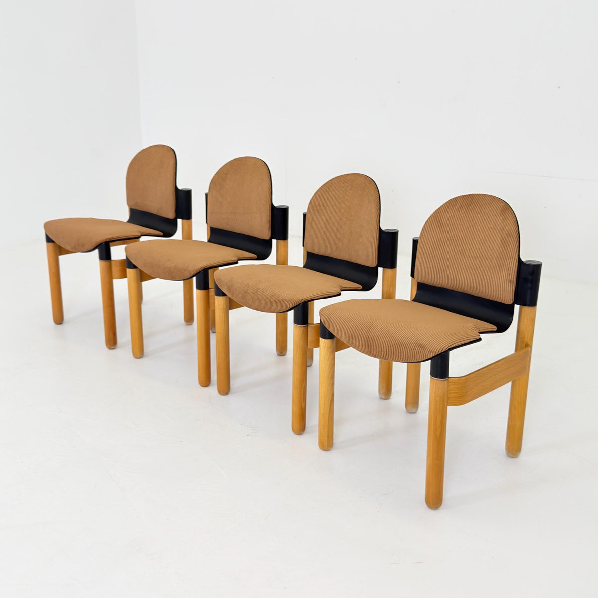 Set of 4 Mid-Century Flex Chairs by Gerd Lange for Thonet, 1970s, West Germany