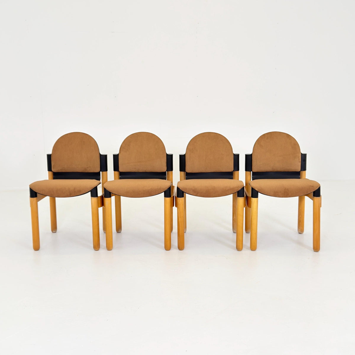 Set of 4 Mid-Century Flex Chairs by Gerd Lange for Thonet, 1970s, West Germany