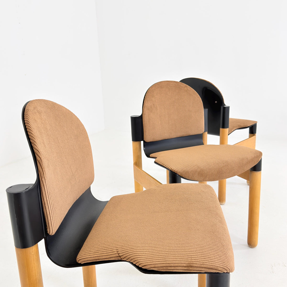 Set of 4 Mid-Century Flex Chairs by Gerd Lange for Thonet, 1970s, West Germany