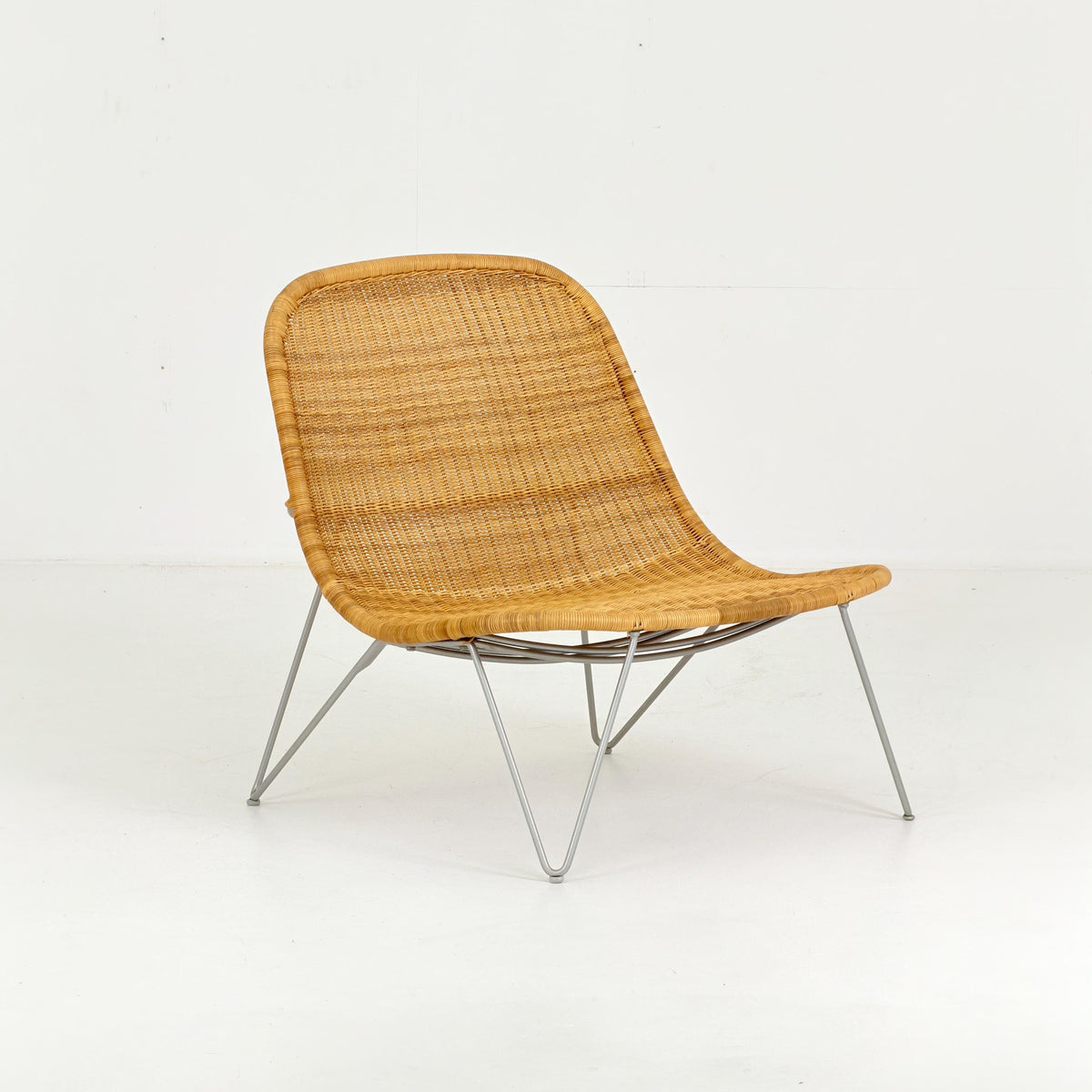 Mid century IKEA PS Hjältön Rattan Lounge Chair by James Irvine – 2000 Sweden