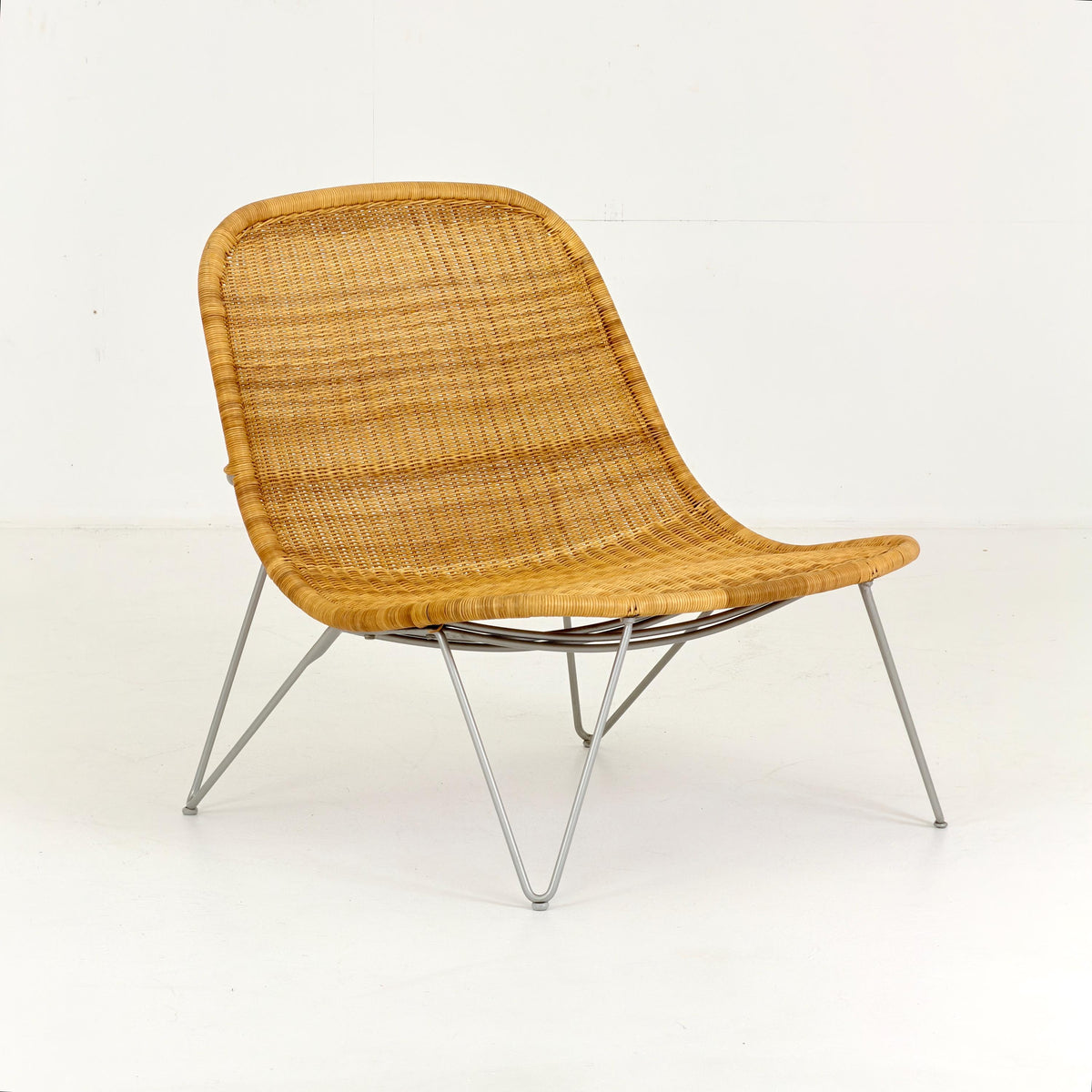 Mid century IKEA PS Hjältön Rattan Lounge Chair by James Irvine – 2000 Sweden
