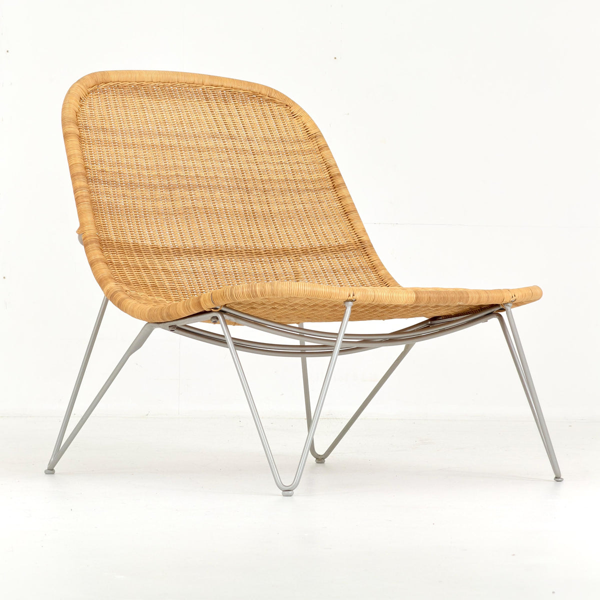 Mid century IKEA PS Hjältön Rattan Lounge Chair by James Irvine – 2000 Sweden