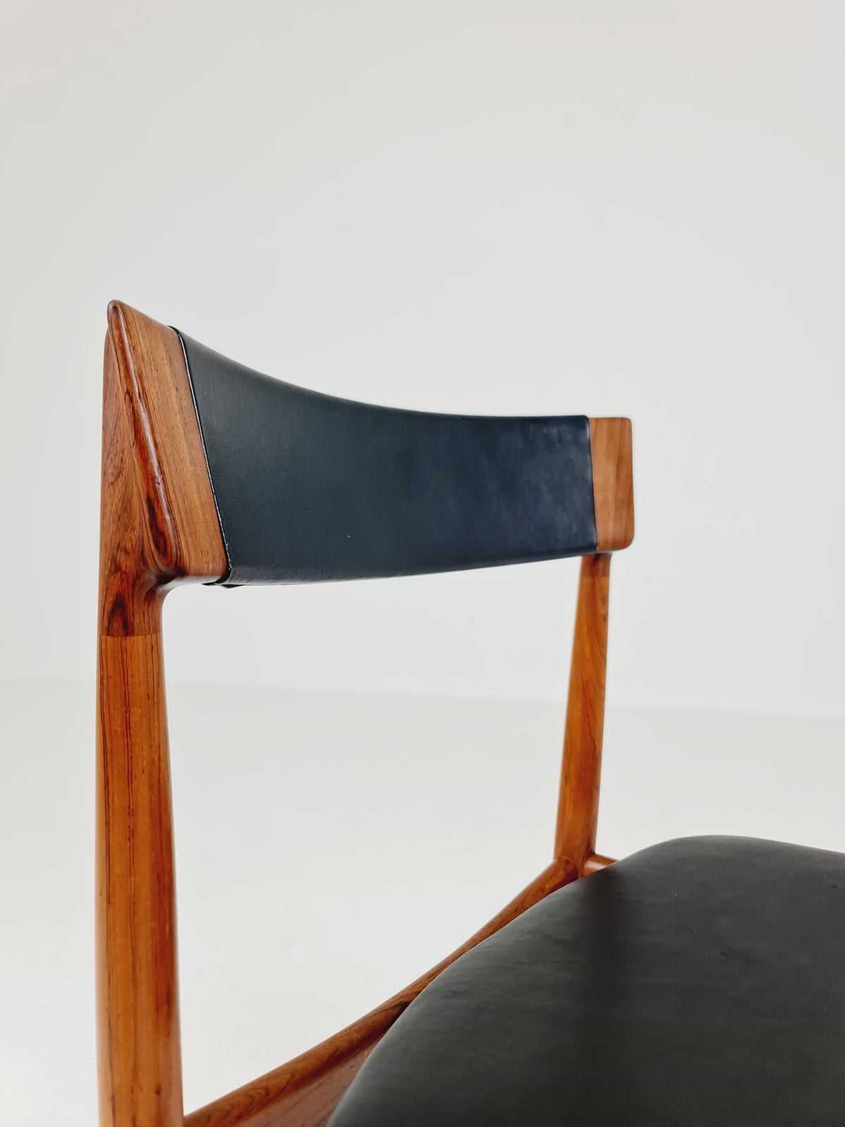 Mid century Single rosewood chair by Henry Rosengren Hansen for Brande Møbelindustri, 1960s