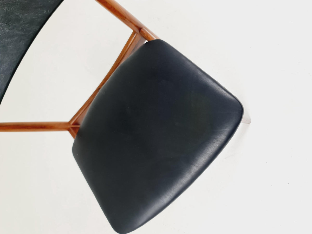 Mid century Single rosewood chair by Henry Rosengren Hansen for Brande Møbelindustri, 1960s