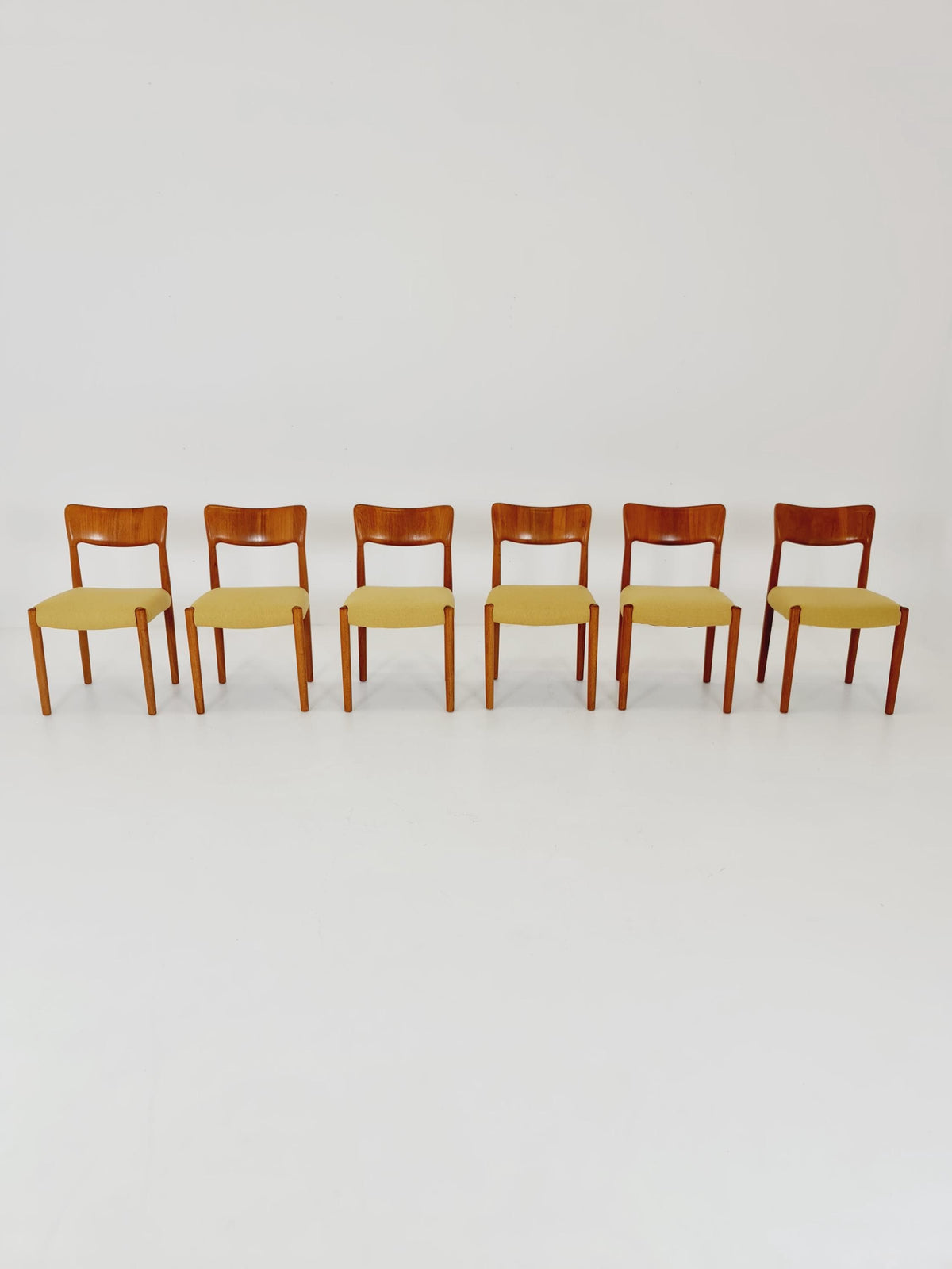 Midcentury teak Dining chairs by Boltinge 1960s, set of 6