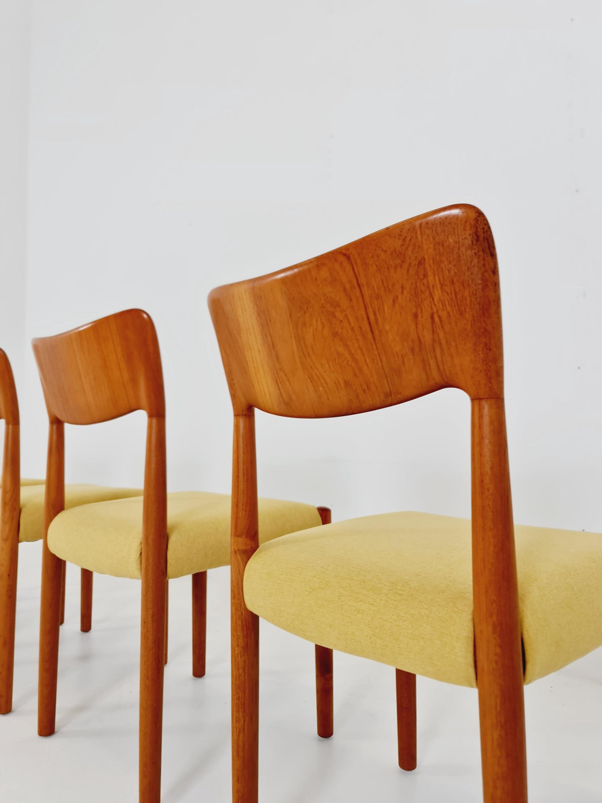 Midcentury teak Dining chairs by Boltinge 1960s, set of 6