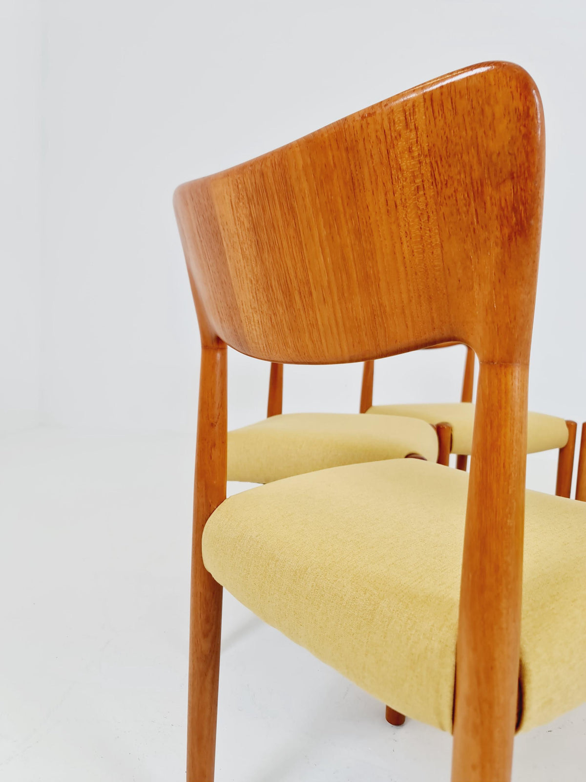Midcentury teak Dining chairs by Boltinge 1960s, set of 6