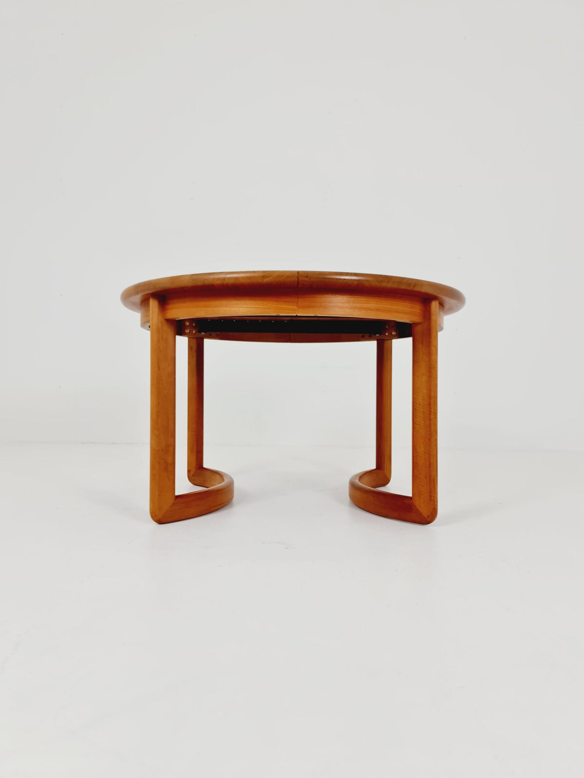 Mid century extendable Danish Modern Solid Teak XL dining table by Mikael Laursen , 1970s