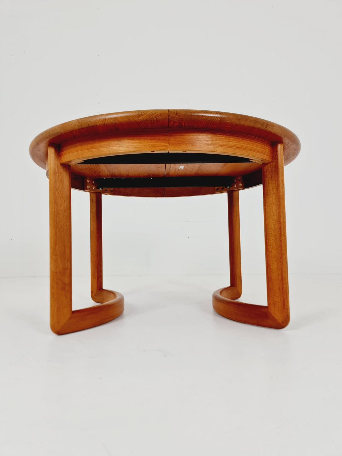 Mid century extendable Danish Modern Solid Teak XL dining table by Mikael Laursen , 1970s
