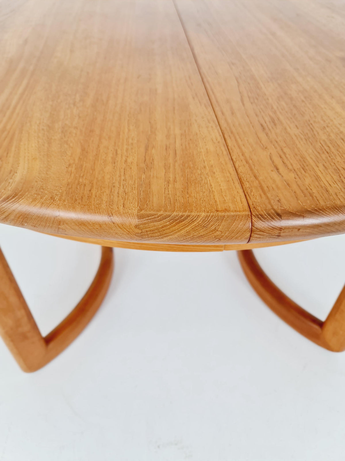 Mid century extendable Danish Modern Solid Teak XL dining table by Mikael Laursen , 1970s