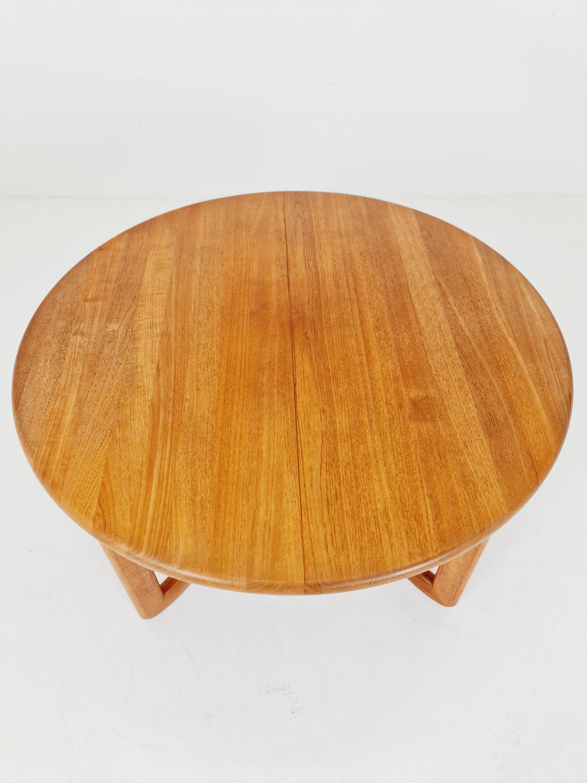 Mid century extendable Danish Modern Solid Teak XL dining table by Mikael Laursen , 1970s