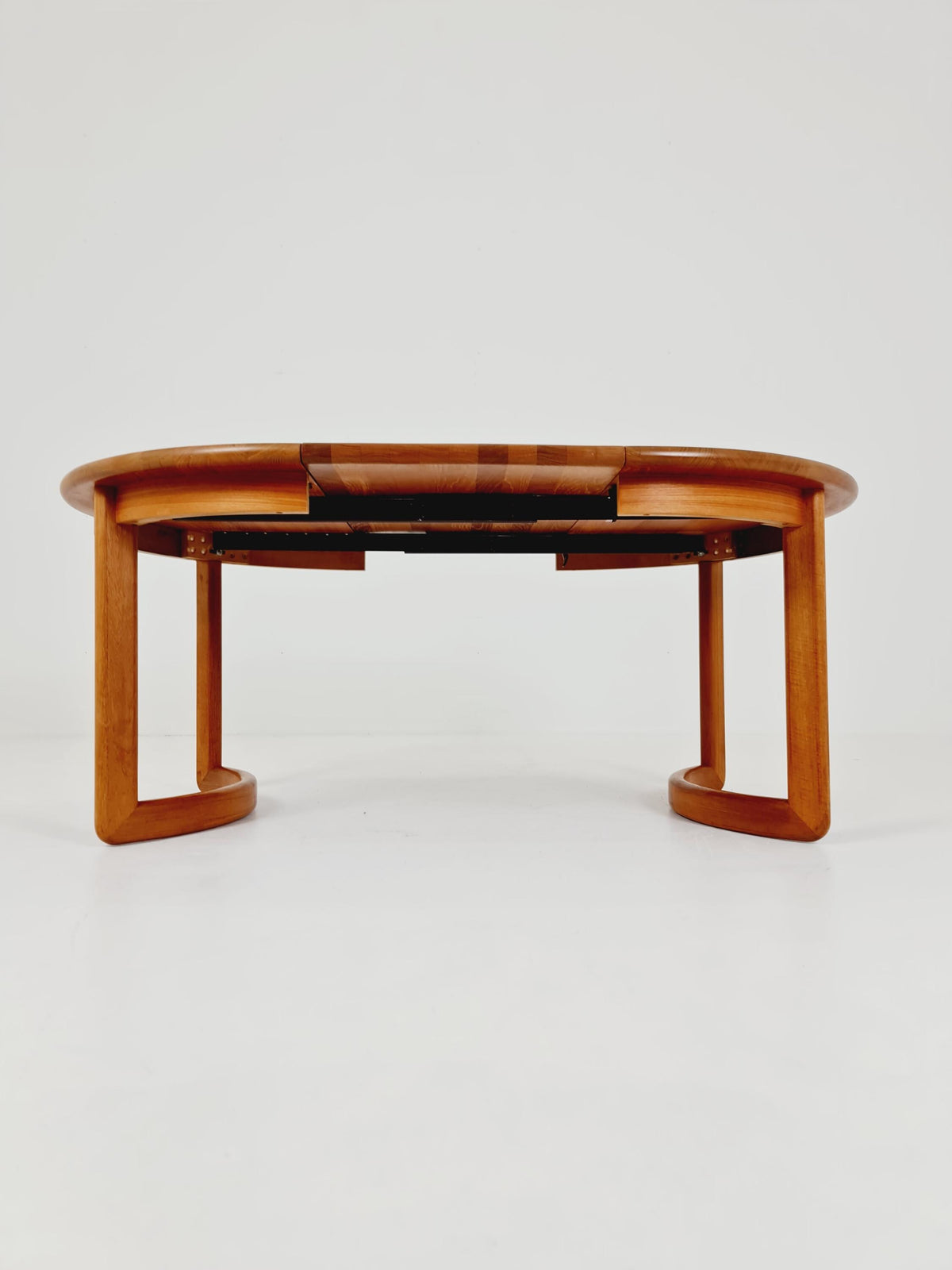 Mid century extendable Danish Modern Solid Teak XL dining table by Mikael Laursen , 1970s