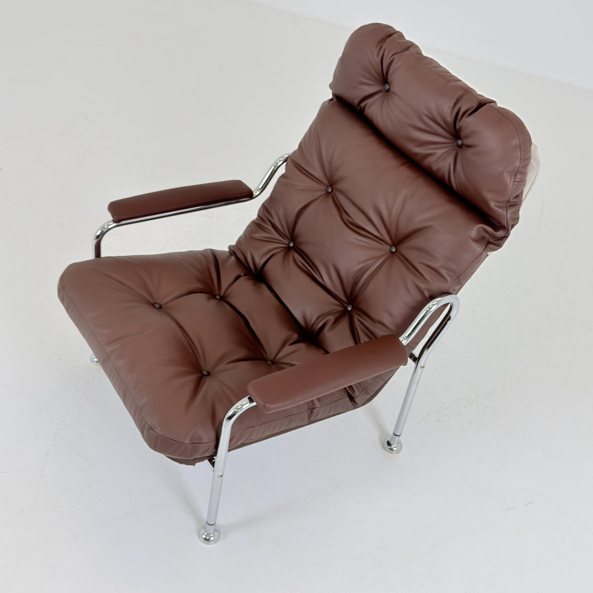 Mid-Century Modern Scandinavian lounge chair Design By Bo Eigert for Stalbo , Sweden 1970s
