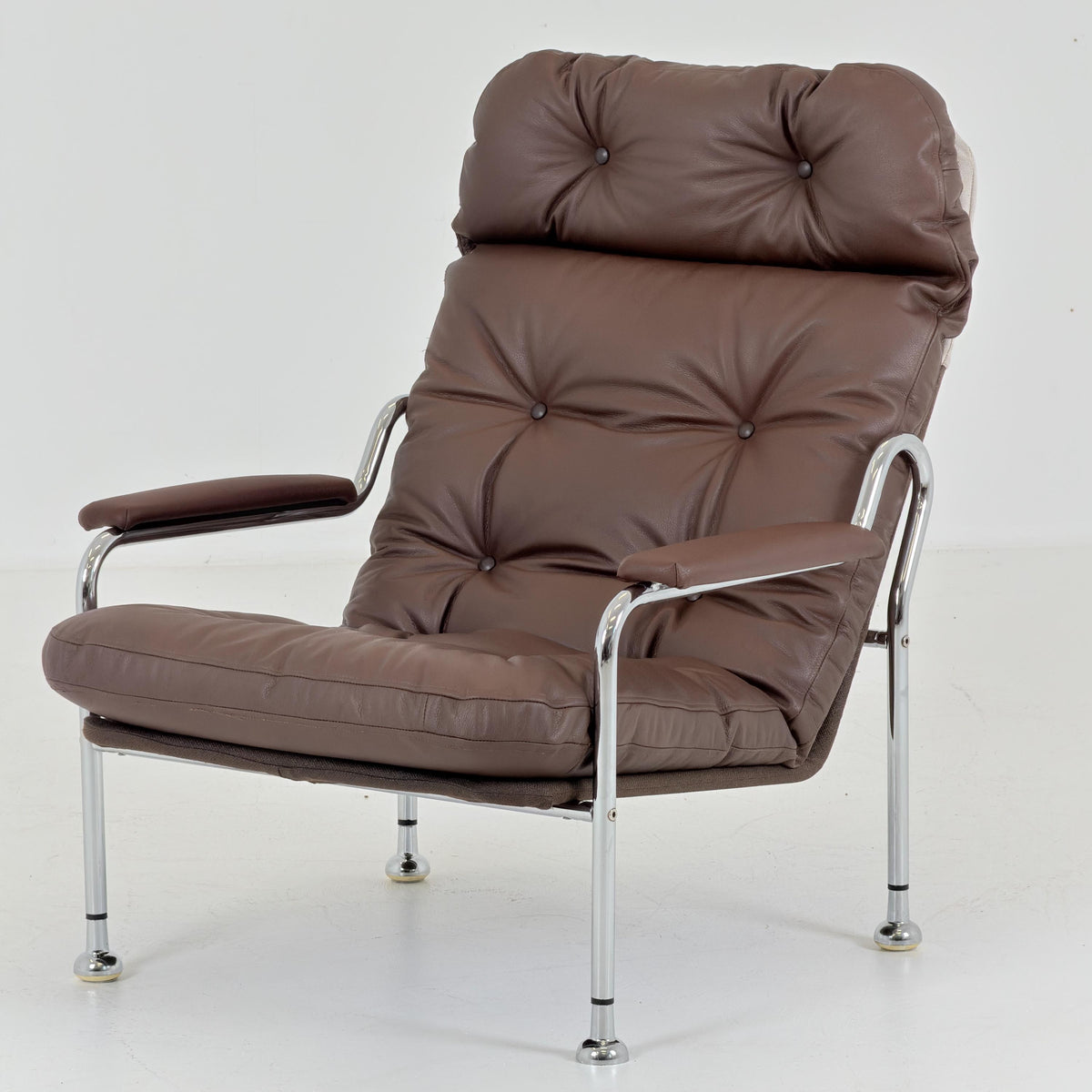 Mid-Century Modern Scandinavian lounge chair Design By Bo Eigert for Stalbo , Sweden 1970s