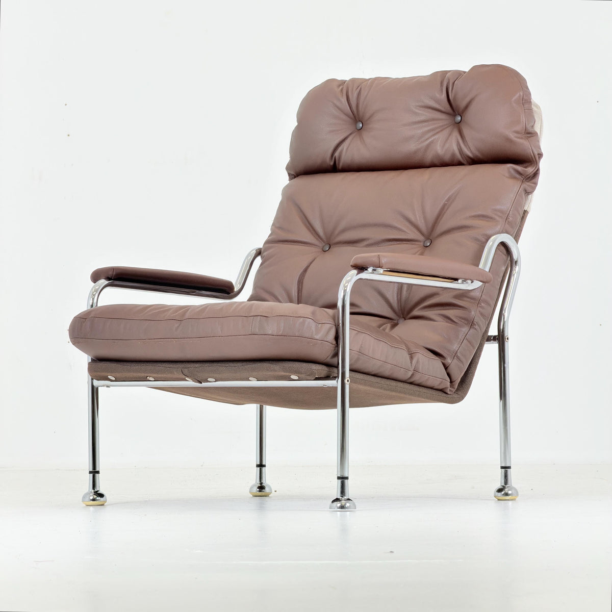 Mid-Century Modern Scandinavian lounge chair Design By Bo Eigert for Stalbo , Sweden 1970s