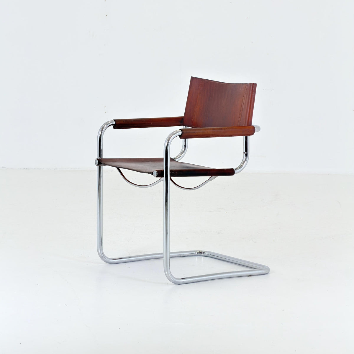 Mid century Bauhaus Matteo Grassi MG5 Cantilever Armchairs by Mart Stam, Italy, 1980s – Model B34