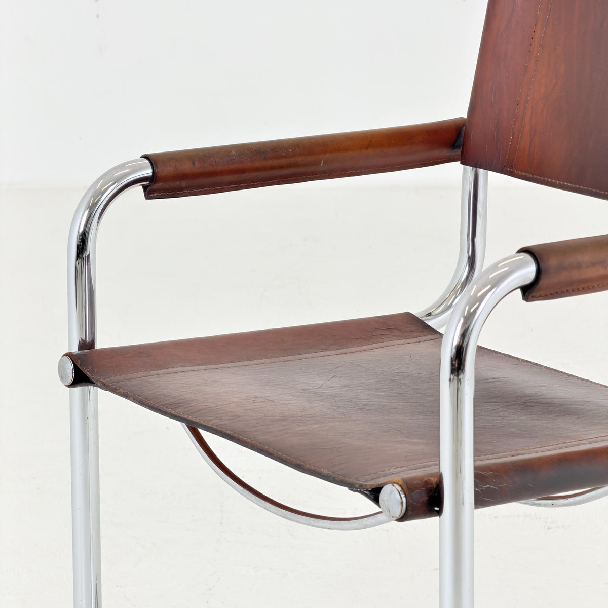 Mid century Bauhaus Matteo Grassi MG5 Cantilever Armchairs by Mart Stam, Italy, 1980s – Model B34