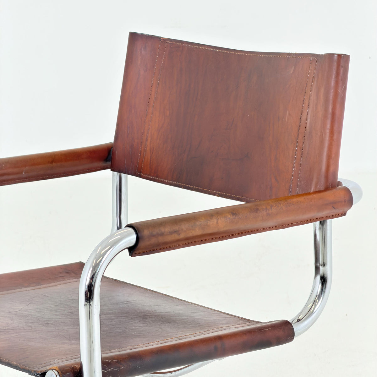 Mid century Bauhaus Matteo Grassi MG5 Cantilever Armchairs by Mart Stam, Italy, 1980s – Model B34
