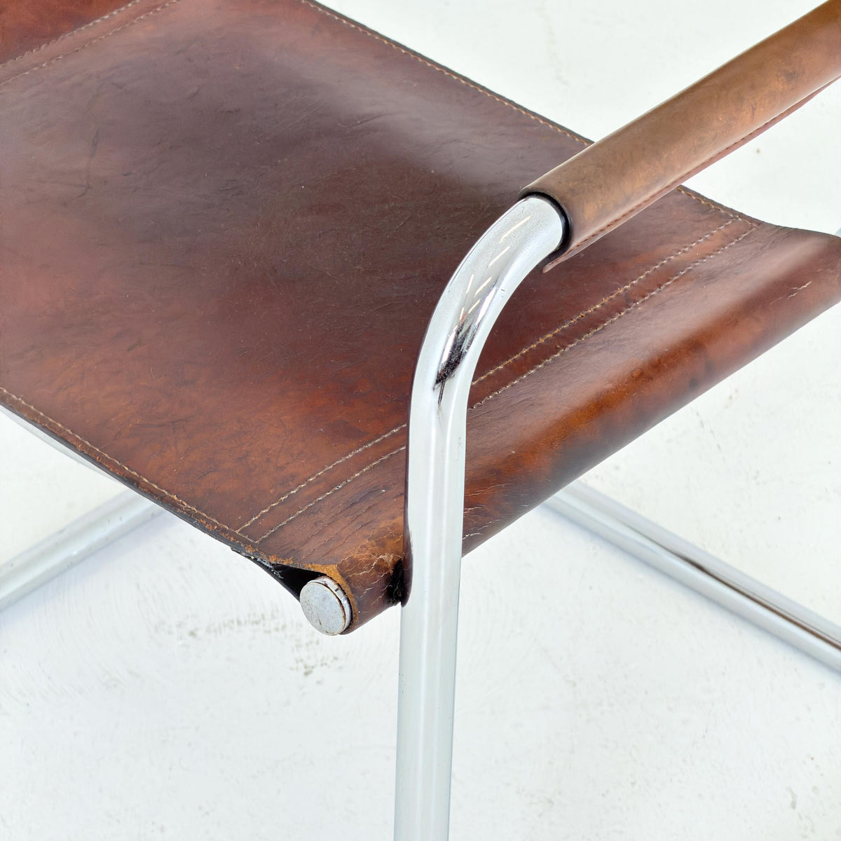 Mid century Bauhaus Matteo Grassi MG5 Cantilever Armchairs by Mart Stam, Italy, 1980s – Model B34