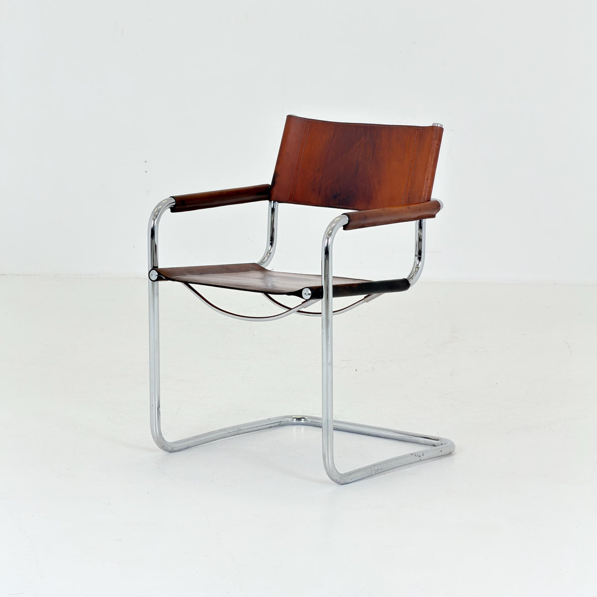 Mid century Bauhaus Matteo Grassi MG5 Cantilever Armchairs by Mart Stam, Italy, 1980s – Model B34