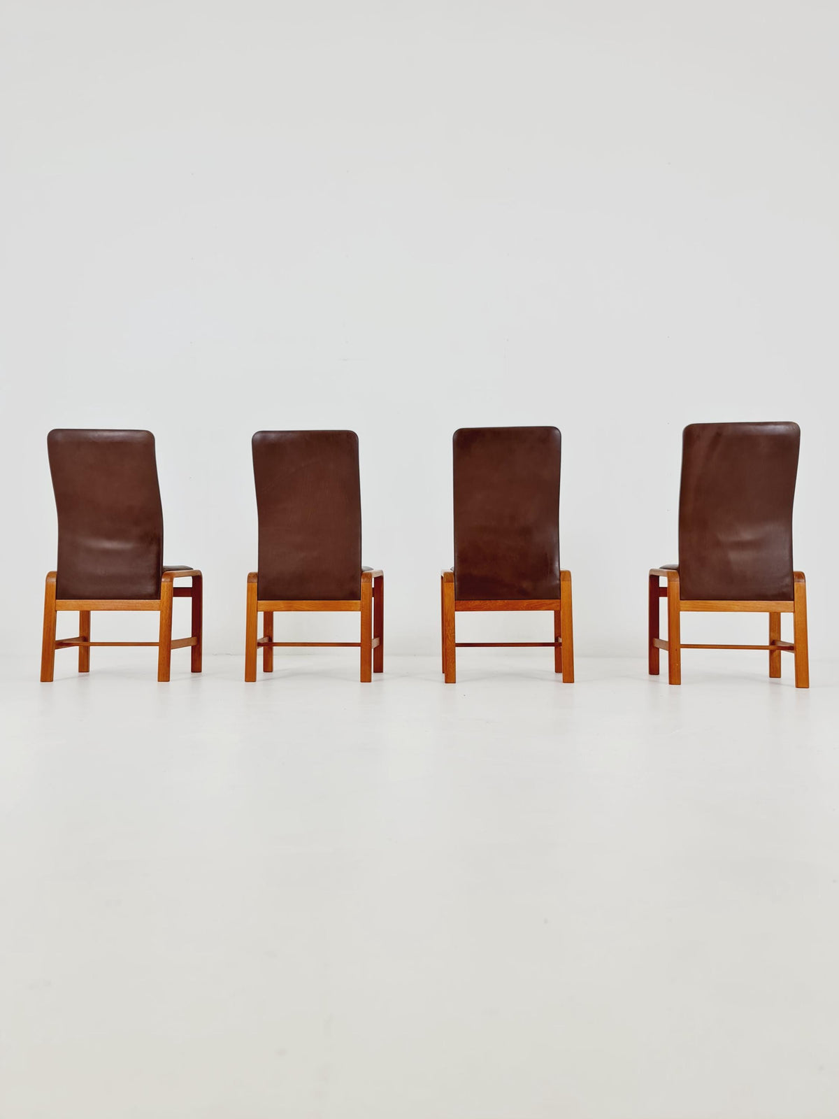 Midcentury teak Dining chairs by I.Olsen&Son Möbelfabrik 1970s, set of 4