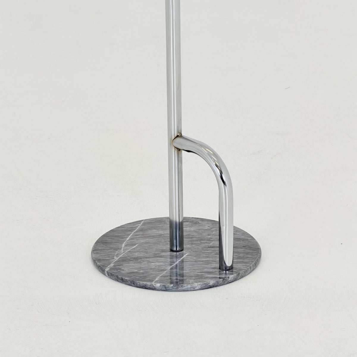 Mid century Bauhaus Chrome Valet Stand with Marble Base, 1980s Germany