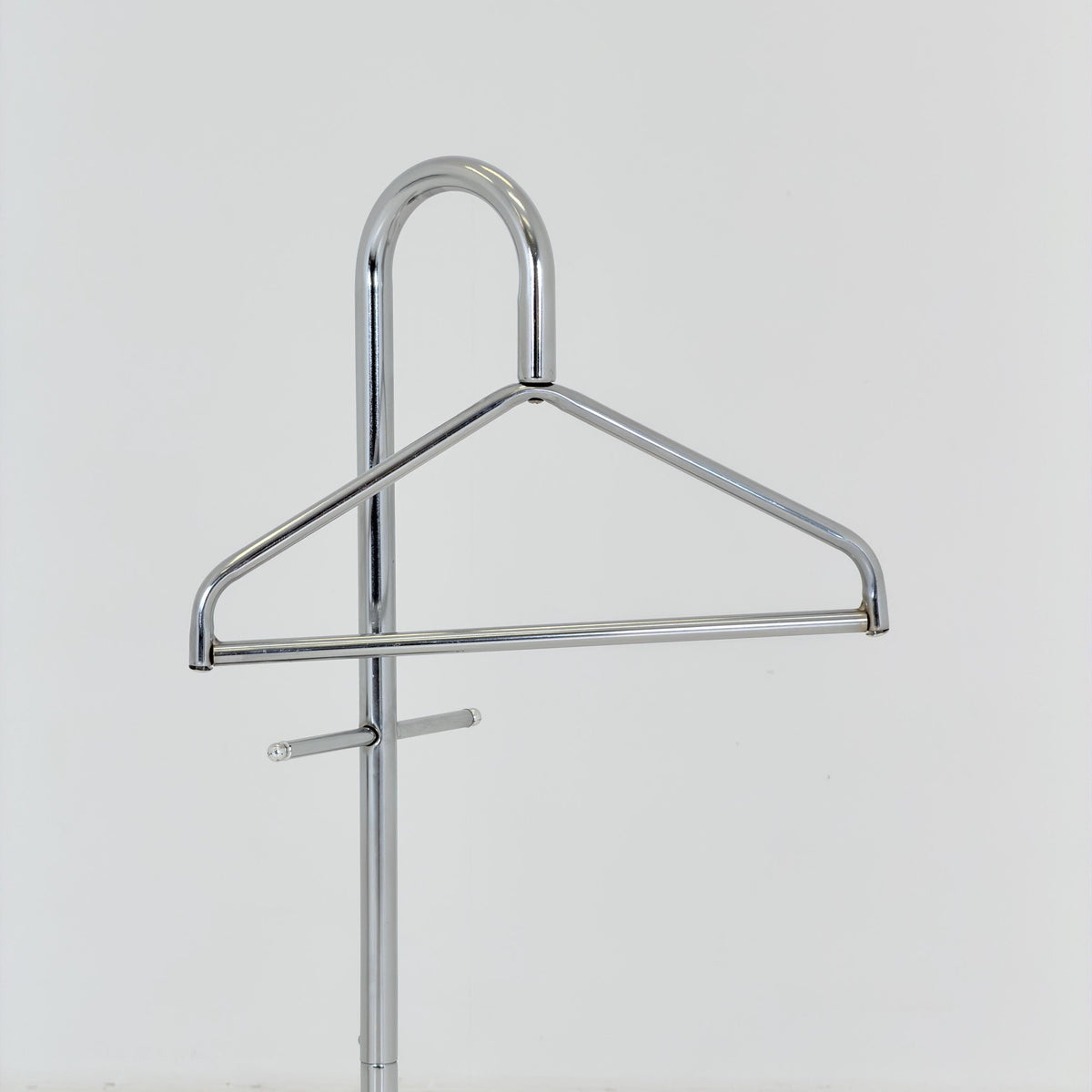 Mid century Bauhaus Chrome Valet Stand with Marble Base, 1980s Germany