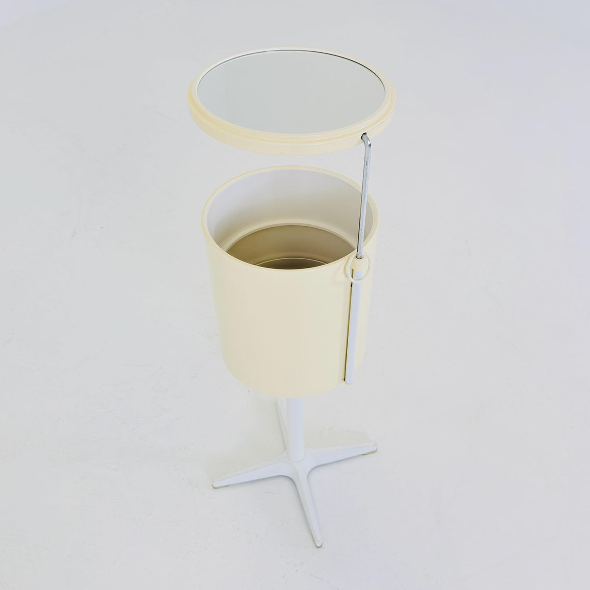 Mid century white vanity / make up table - by Bremshey & Co.Germany 1970s