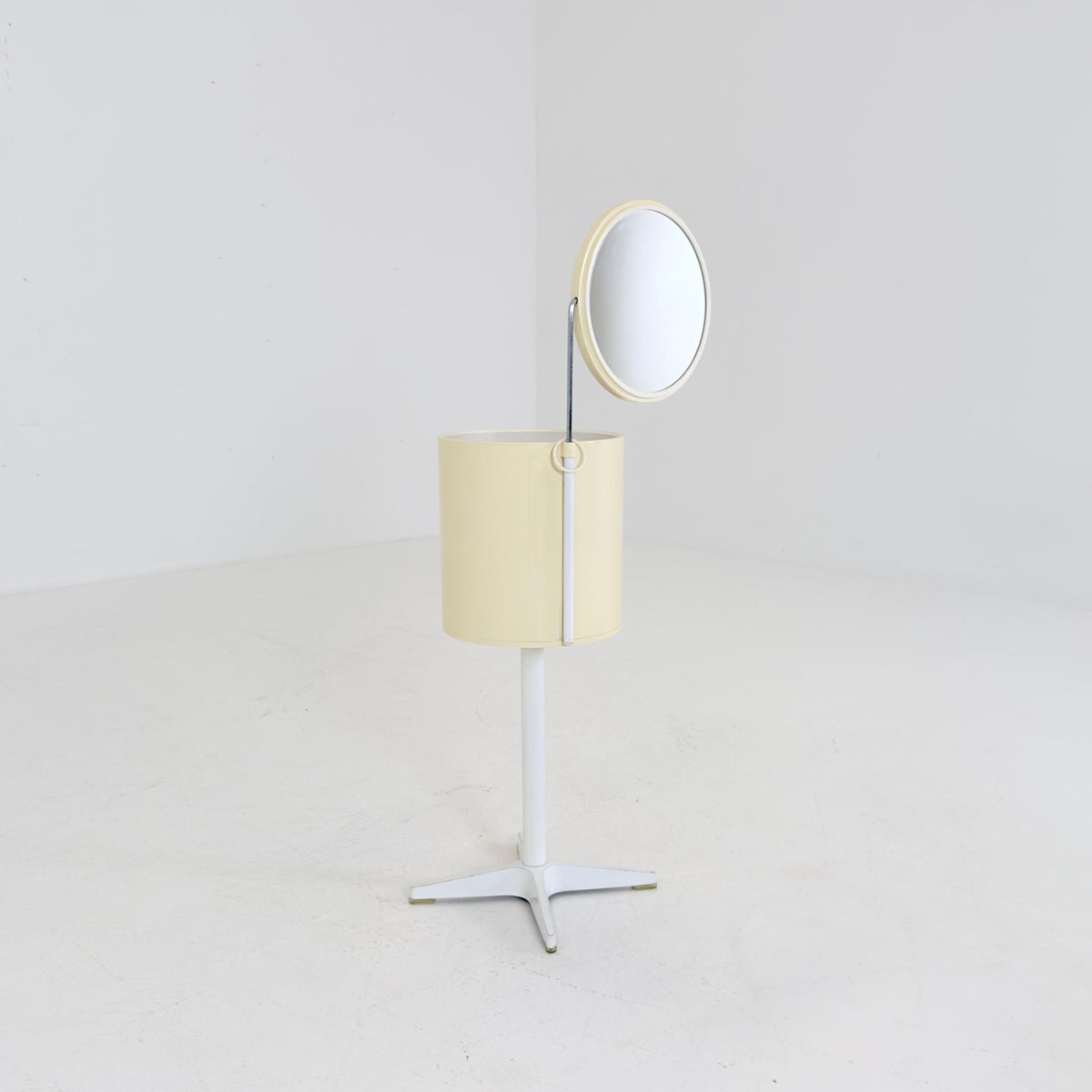 Mid century white vanity / make up table - by Bremshey & Co.Germany 1970s