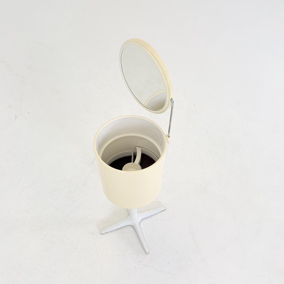Mid century white vanity / make up table - by Bremshey & Co.Germany 1970s