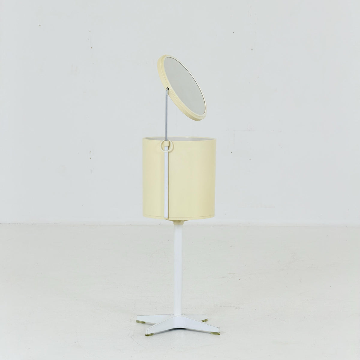 Mid century white vanity / make up table - by Bremshey & Co.Germany 1970s