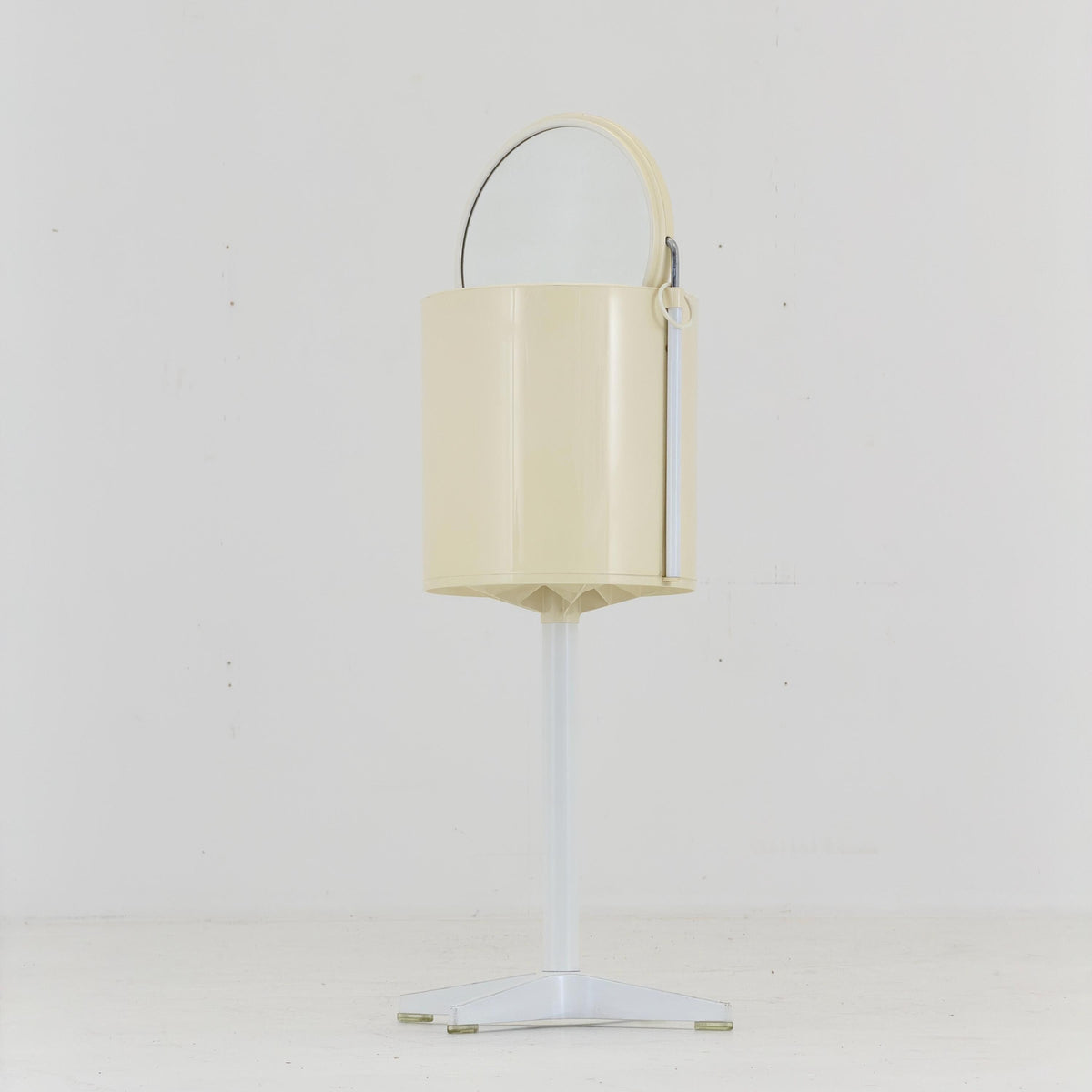 Mid century white vanity / make up table - by Bremshey & Co.Germany 1970s