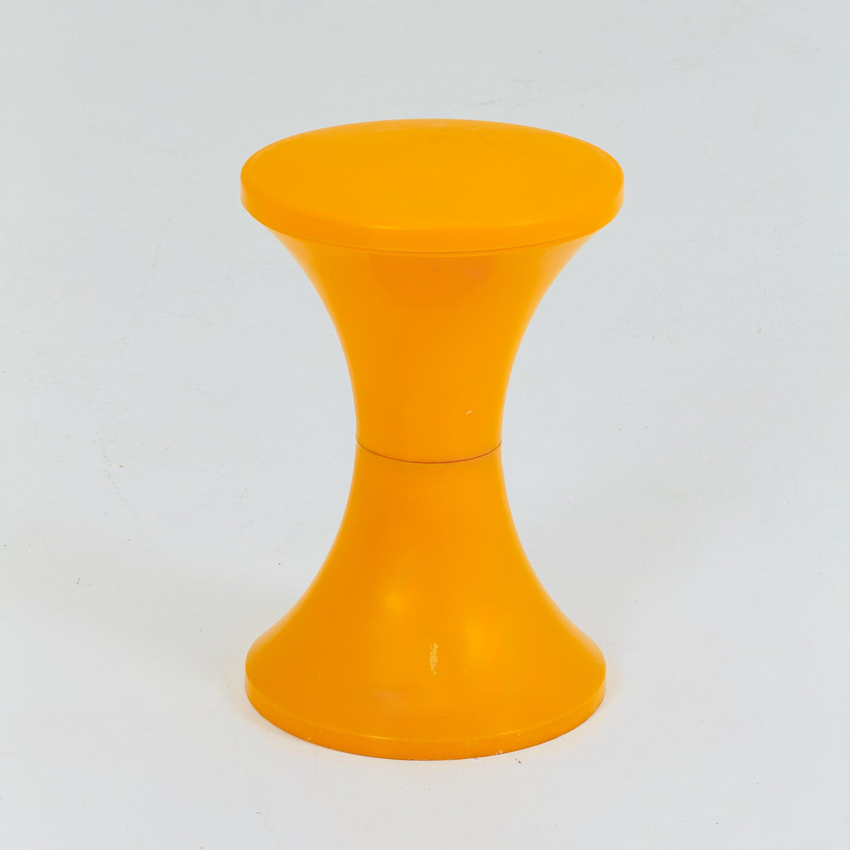 Rare Tam Tam Space Age Stool by Nurieux France Ref. 169 Orange 1970s France