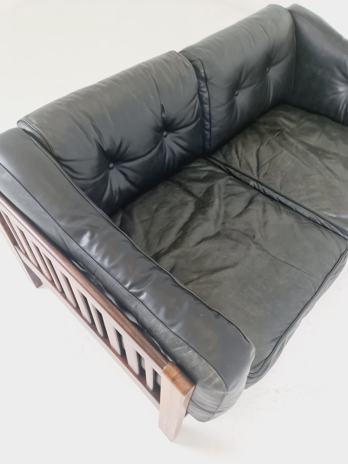Mid Century Scandinavian Midcentury lounge sofa ground by Ingvar Stockum "Monte Carlo", 1965