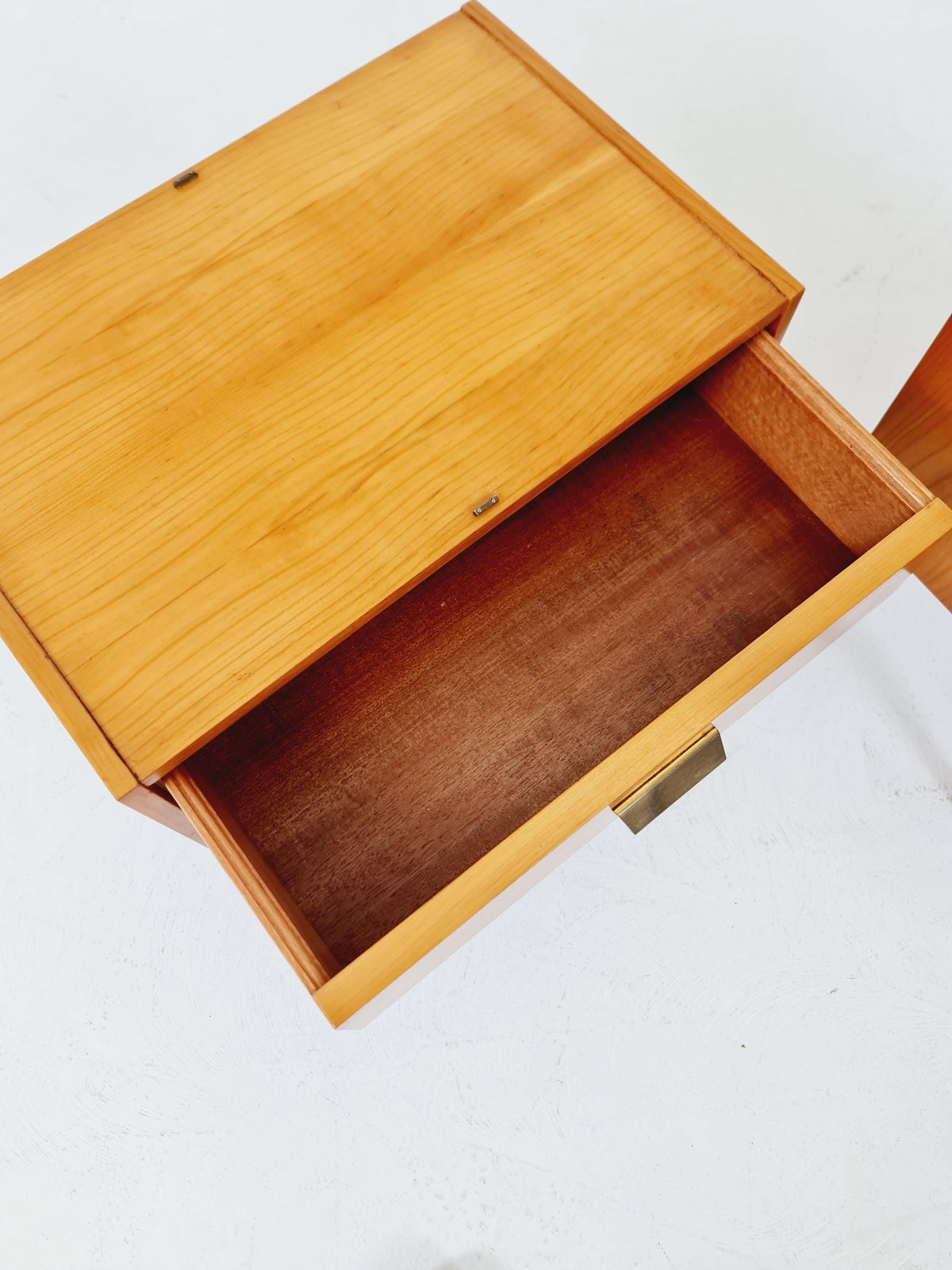 German Mid century nightstands/ bedside tables BY WK Möbel , 1960s Set of 2