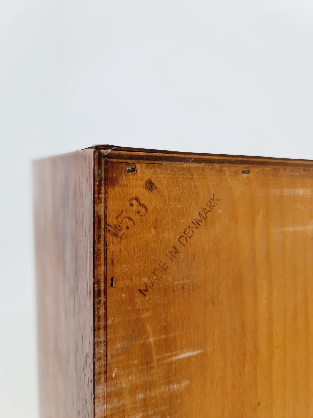 Midcentury danish drawer dresser /5 drawers by EDV. Valentinsen Möbelfabrik 1960s