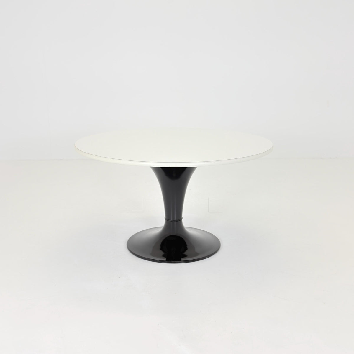 Rare Orbit Dining Set by Farner & Grunder for Herman Miller, 6 Fiberglass Chairs and Round Tulip Table 1970s Germany