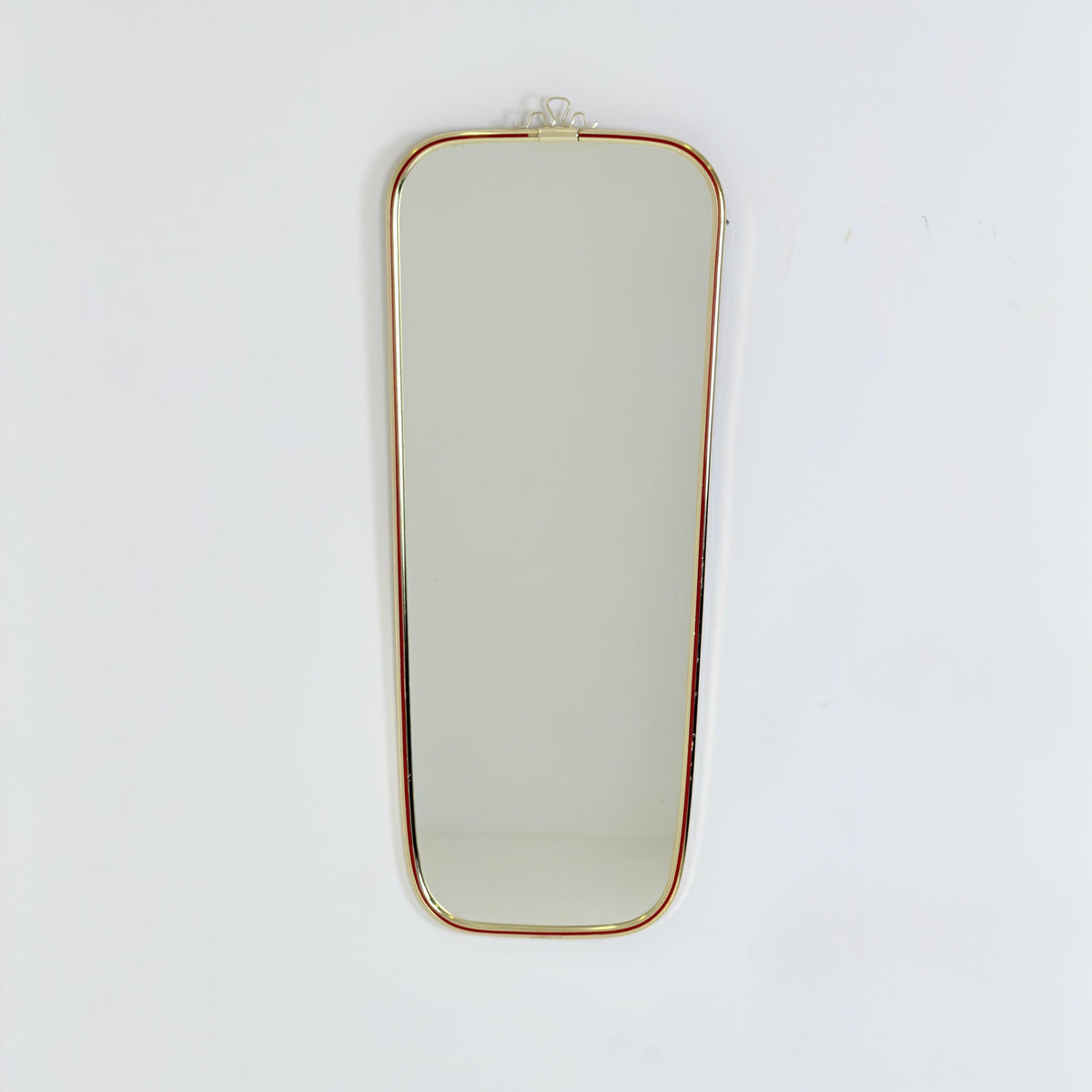 Rare Mid-Century Modern Crown Wall Mirror Nr. 340 by Lenzgold, Germany, 1960s