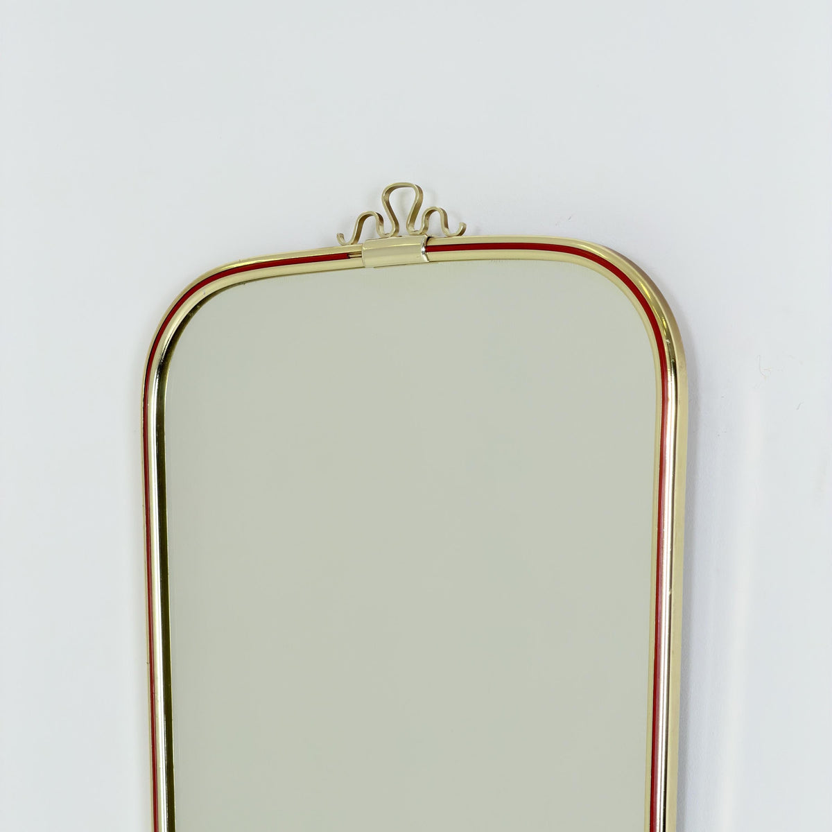 Rare Mid-Century Modern Crown Wall Mirror Nr. 340 by Lenzgold, Germany, 1960s