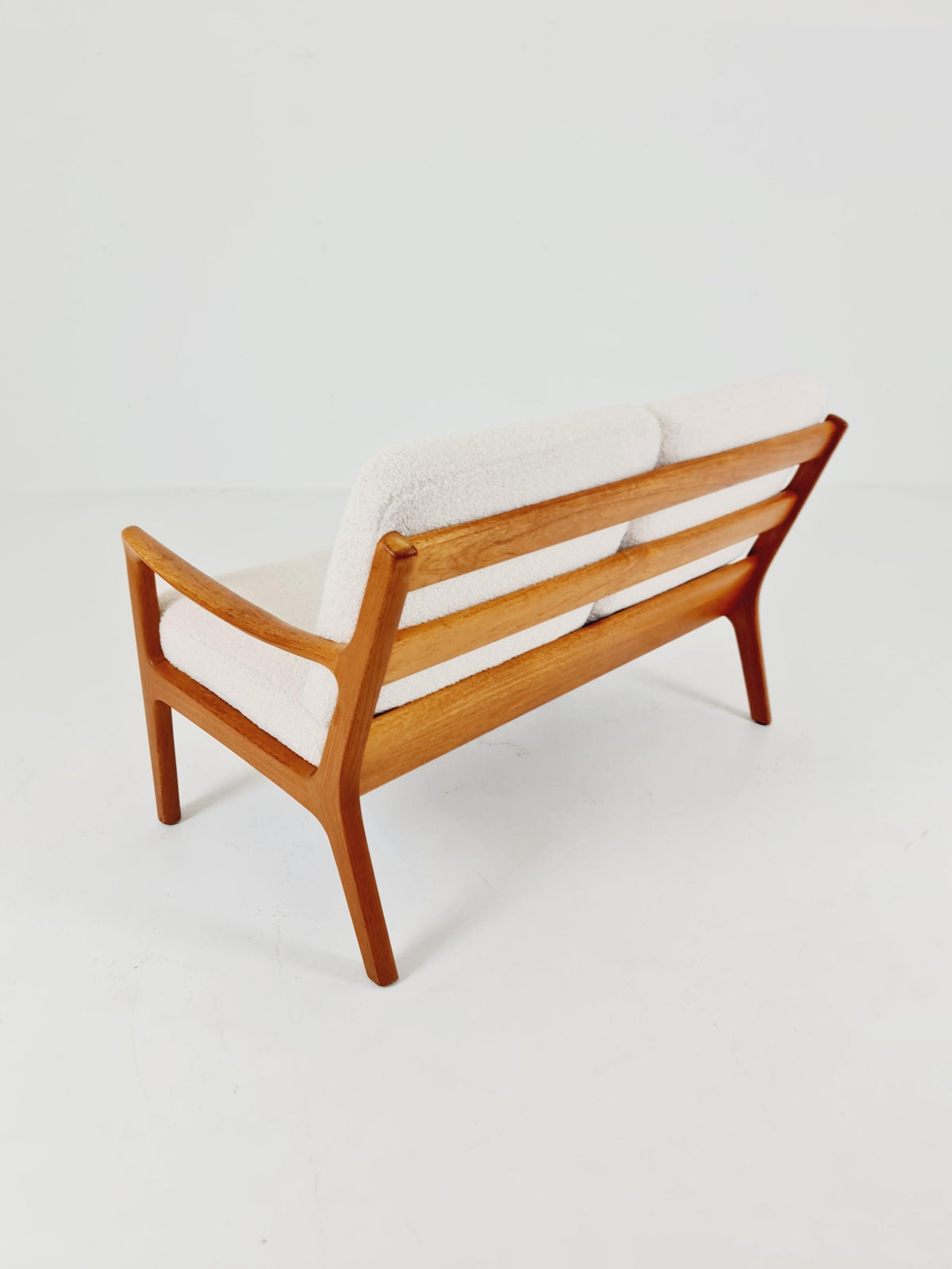 Mid-century Rare Danish teak lounge sofa /Senator Sofa 2 Seater by Ole Wanscher for Peter Jeppesen 1960s