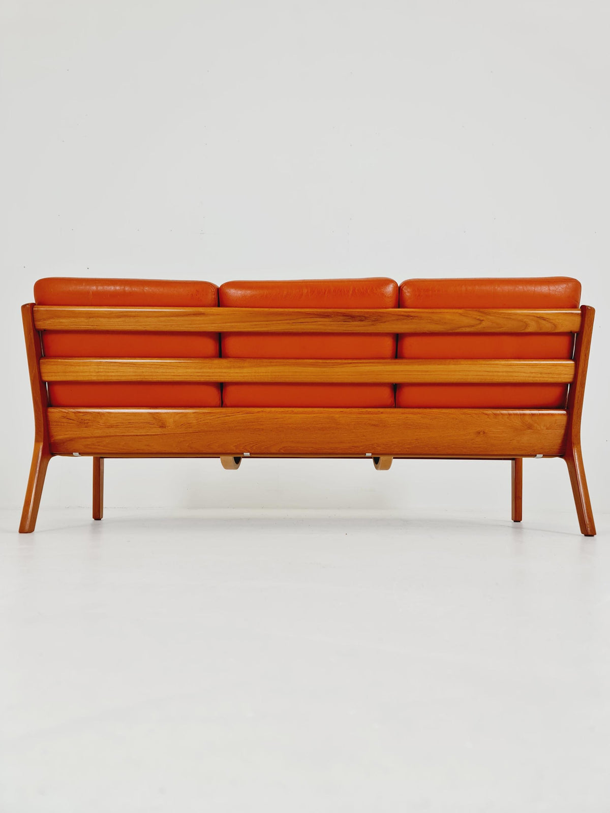Mid-century Rare Danish teak lounge sofa /Senator Sofa 3 Seater by Ole Wanscher for Peter Jeppesen 1960s
