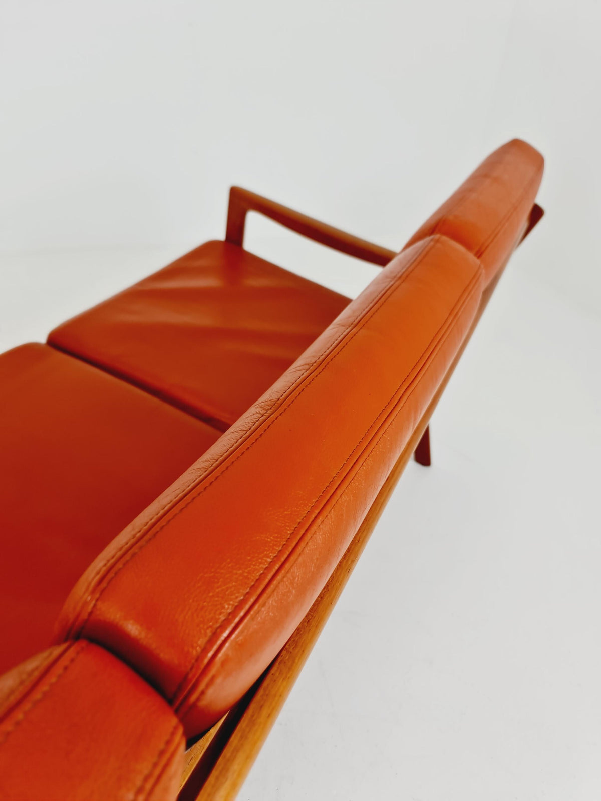 Mid-century Rare Danish teak lounge sofa /Senator Sofa 3 Seater by Ole Wanscher for Peter Jeppesen 1960s