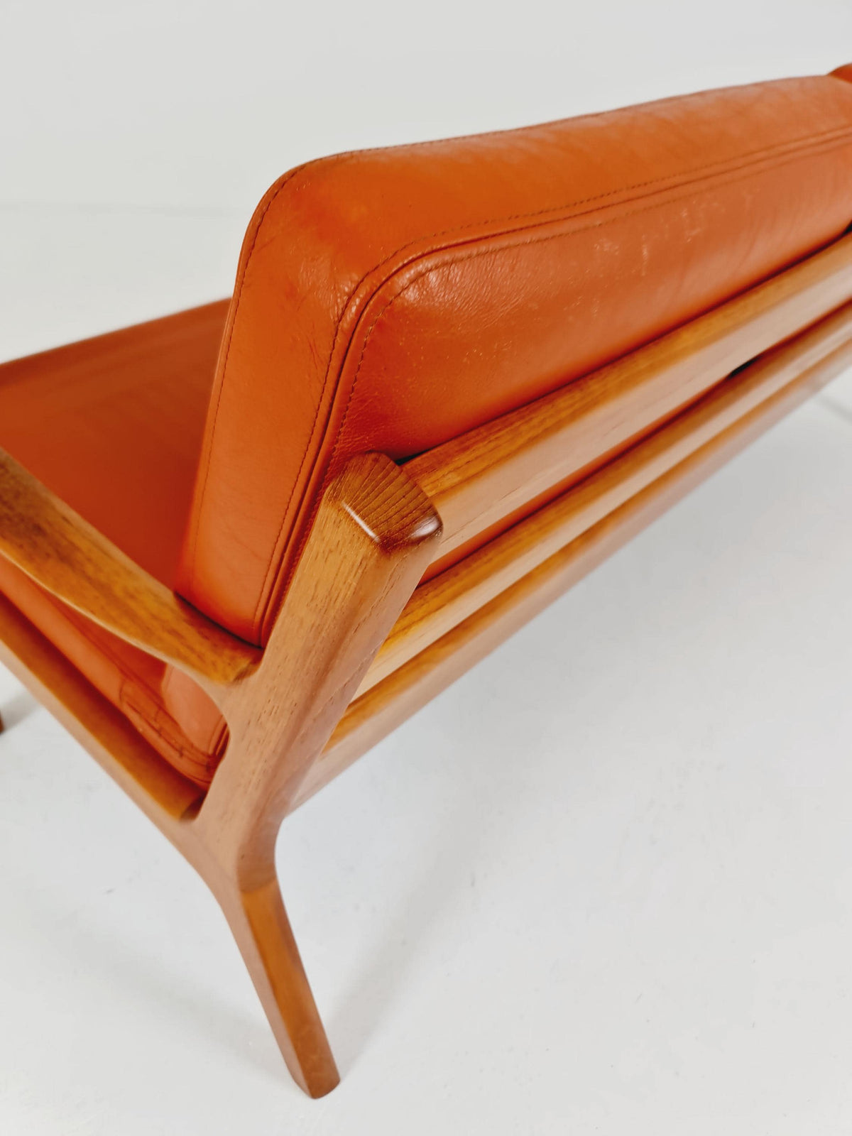 Mid-century Rare Danish teak lounge sofa /Senator Sofa 3 Seater by Ole Wanscher for Peter Jeppesen 1960s