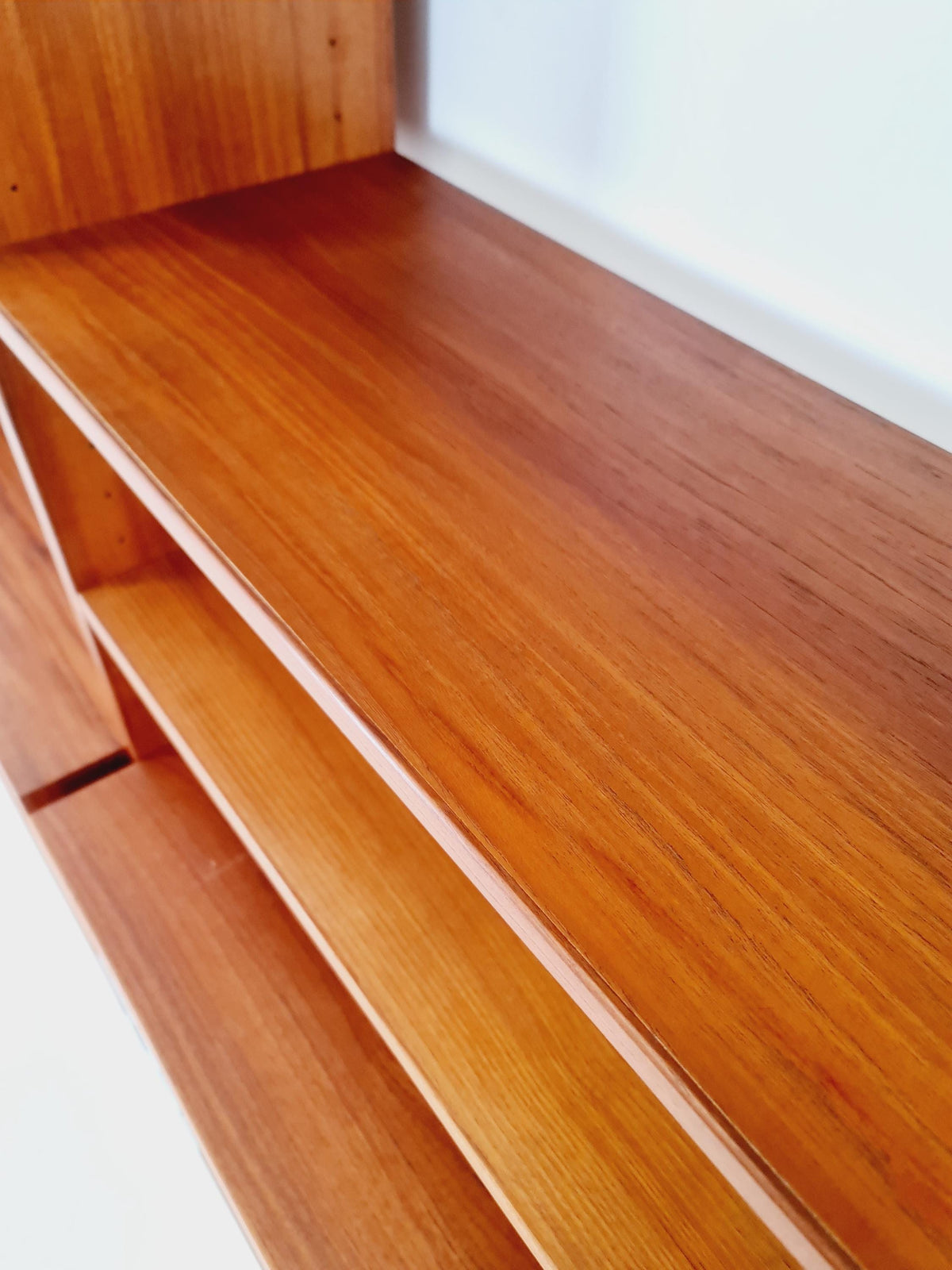 Mid-Century Danish Modern Teak RY 100 Wall Unit & Room Divider by Hans J. Wegner for RY Møbler, 1960s