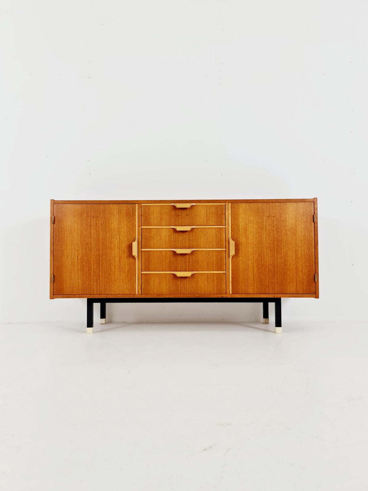 Mid century Modern German teak sideboard by WK möbel, 1960s