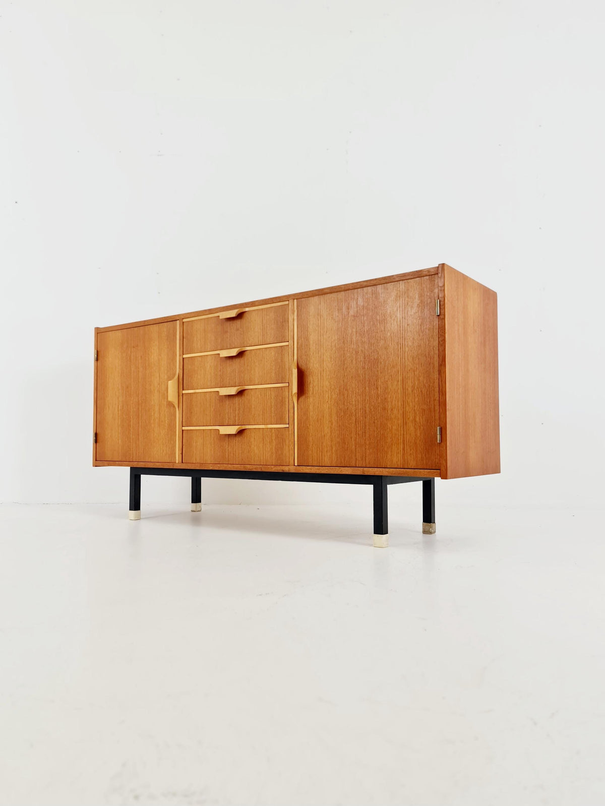 Mid century Modern German teak sideboard by WK möbel, 1960s
