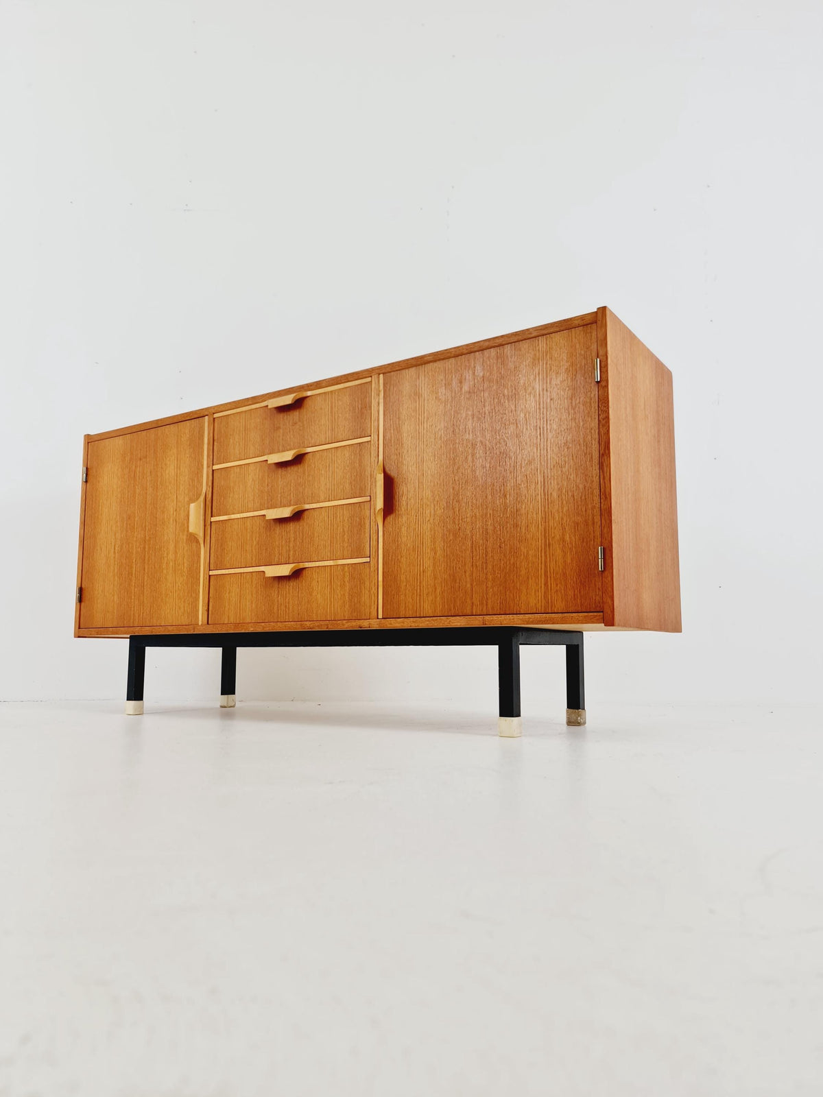 Mid century Modern German teak sideboard by WK möbel, 1960s