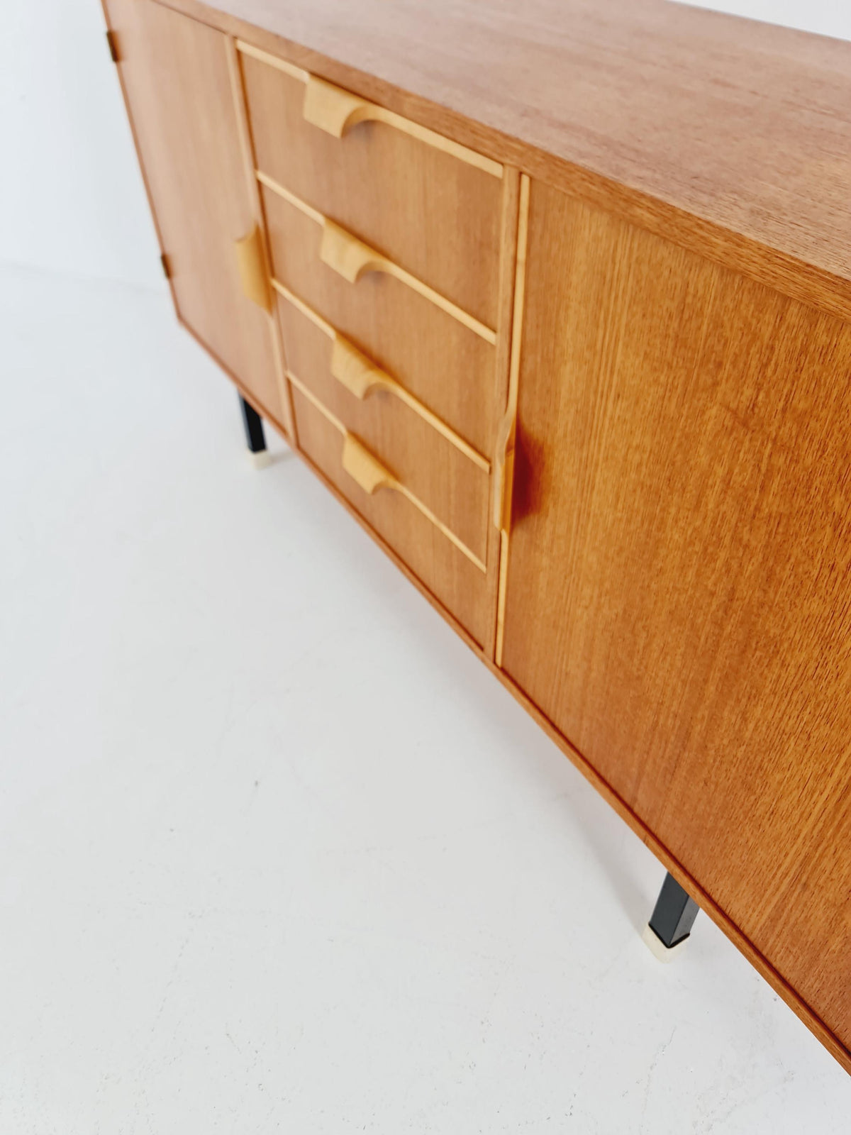 Mid century Modern German teak sideboard by WK möbel, 1960s